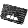 MotorCart Basics Real Carbon Fiber Compatible with Chevrolet Avalanche/Silverado LTZ/Sierra SLT 2007-2013 Car roof Lighting Control Panel Decals Sticker Decor Auto Interior Accessories Cover Trim Black view 4