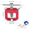 ZLXHDL Mini Gear Pullers, RC Pinion Bearing Puller Stainless Steel Small Gear Puller Professional Tool Remover for RC Drift Wheels Motor Upgrade, Mini Gear Puller for RC Car Fan(Red) view 2