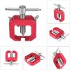 ZLXHDL Mini Gear Pullers, RC Pinion Bearing Puller Stainless Steel Small Gear Puller Professional Tool Remover for RC Drift Wheels Motor Upgrade, Mini Gear Puller for RC Car Fan(Red) view 3