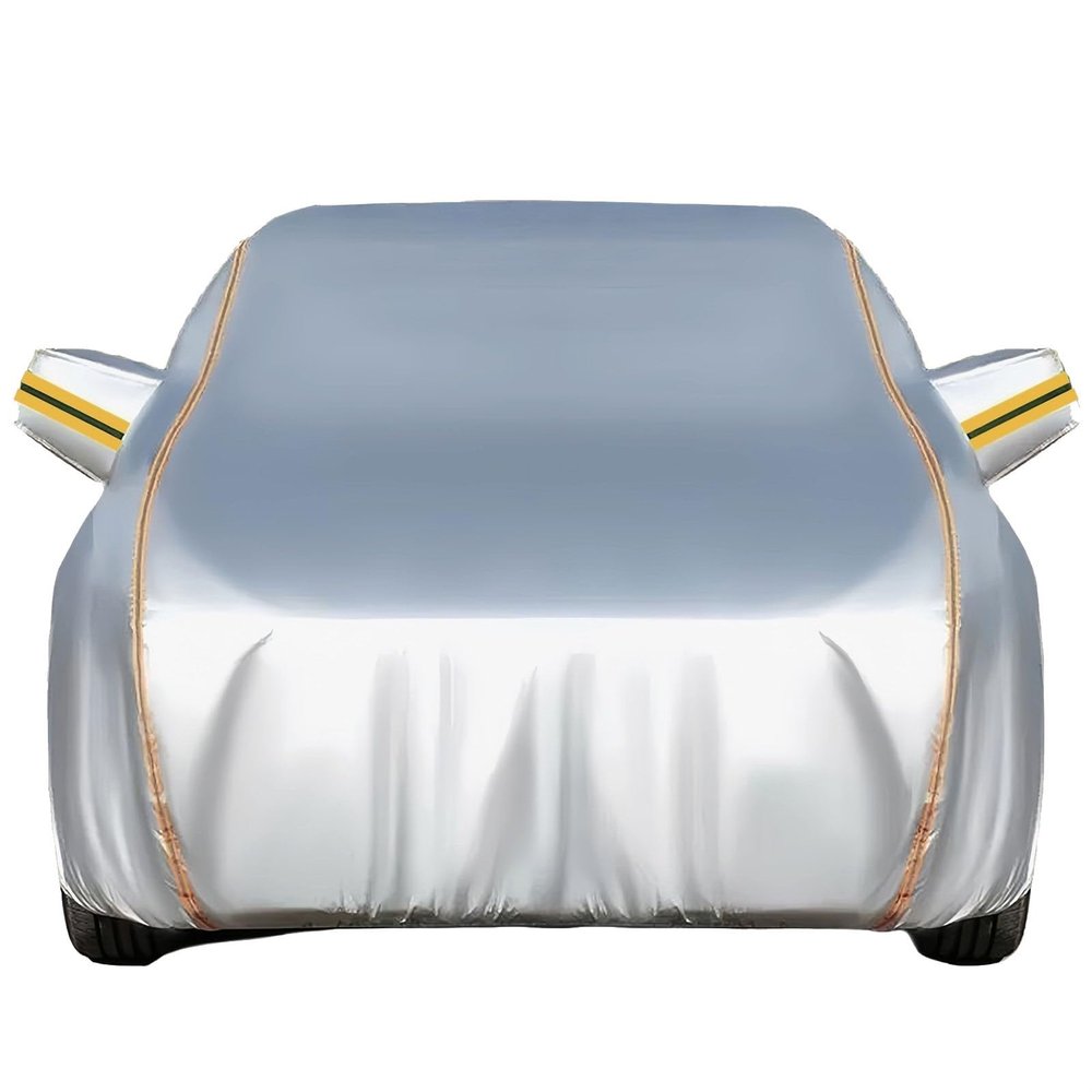 Car Cover for Chevy Corvette C6 Coupe 2004-2008 Full Car Cover Waterproof Scratch Resistant Breathable Anti UV Car Tarpaulin with Side Zipper Reflective Strip Winter Car Cover
