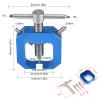 ZLXHDL Mini Gear Pullers, RC Pinion Bearing Puller Stainless Steel Small Gear Puller Professional Tool Remover for RC Drift Wheels Motor Upgrade (Blue) view 2
