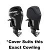 Oceansouth Custom Fit Vented Covers for Mercury Outboard Engines (Black, 135-200HP VERADO 4CYL 1.7L (from 2005 up to 2024)) view 2