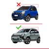 accessorypart Compatible with Fiat Panda Cross (319) 2014-2026 ACE-2 Model Car Roof Rack Cross Bar Gray Aluminium 2 Bars view 3