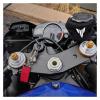 Compatible with MT09 MT 09 Tracer 9 9GT Motorcycle Brake Oil Fluid Reservoir Cup Sock Socks Cover Sheath Sleeves and Keyring Keychain view 4