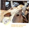 Abaodam 2pairs Cattle Horn Protector Silicone Horn Cover for Cattle Fight Design Comfortable Random Essential Farm Accessory view 2
