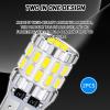 UZZH 2 PCS 194 LED Bulb, Canbus Error Free 168 2825 T10 W5W LED Light Bulbs, LED License Plate Light Bulbs, Universal Bulb Replacement for Car Interior Dome Map Door Trunk Backup Tail Lights (Long) view 3