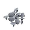 100Pcs Push Type Supply Auto Plastic Clips And Fasteners Car Plastic Rivet Fastener Clips 01553-0052U V39 view 1