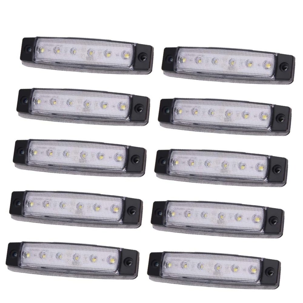 PLAFOPE 10pcs Led Truck Side Signal Light Trailer Tail Light Replacement Led Signal Kit for Rvs Trailers and Trucks
