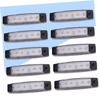 PLAFOPE 10pcs Led Truck Side Signal Light Trailer Tail Light Replacement Led Signal Kit for Rvs Trailers and Trucks view 3