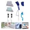 Didiseaon 8pcs Multi-Functional Cleaning Brush for Air Conditioners Blinds and Portable Dust Removal Tools for Corners Grooves and Hard Reach Areas view 2