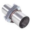 Simnliras 3 Bolts Exhaust Flange Repair Kit, 63.5mm/2.5 Inch ID to 2.5 Inch OD 3 Bolts Stainless Steel Quick Fix Exhaust Flange Pipe with Gasket/Bolt & Hardware Universal Fitment view 1
