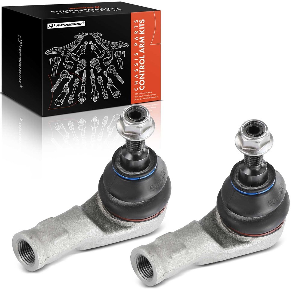 A-Premium 2 x Front Outer Tie Rod Ends, Compatible with Land Rover