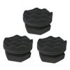 SEWOART 3pcs Car Sponges Wave Pattern High Density Car Wax Sponge for Tire Shine view 2