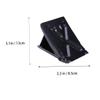 Mobestech 2pcs Black Metal Tire Chocks Control Pads for Car and Truck Parking Wheel Stop Tools for Heavy-Duty Loads Non- Design for Secure Vehicle Positioning view 2