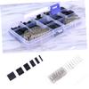 Veemoon 620pcs Electronics Connector Kit Wire Jumper Pins Crimp Wire Connector for Breadboard Power Cable Repair view 2