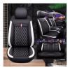 Car Seat Covers Full Set, Breathable Leather Seat Covers For Sk-oda Scala 2018-2025, 5 Seats Universal Seat Covers for Cars, Full Set Car Seat Protectors, Airbag Compatible Waterproof and Non-Slip ( C view 1