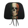 Skull Irish Flag Car Headrest Covers,Car Head Restraint Cover Universal Fit Most Cars, Sedan, SUV, Van Car Seat Headrest Cover for Women/Men view 1