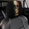 Skull Irish Flag Car Headrest Covers,Car Head Restraint Cover Universal Fit Most Cars, Sedan, SUV, Van Car Seat Headrest Cover for Women/Men view 4
