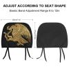 Mexican Eagle Car Headrest Covers,Car Head Restraint Cover Universal Fit Most Cars, Sedan, SUV, Van Car Seat Headrest Cover for Women/Men view 2