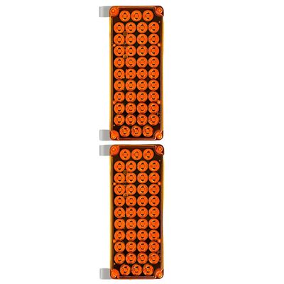 RAGBUSCLE Breakdown Beacon Led Light Bar for Car Truck Off-Road UTV Amber Lens Amber Light, 42-LEDs Safety Emergency Flashing Lights, 12V-24V Roof Top Hazard Flash Beacon Warning Light Bar