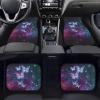 Suhoaziia Starry Butterfly Car Floor Mats Protection Rugs Set 4 PCS Universal Fit Front Driver Passenger & Rear Seat for Most Cars with Non Slip Rubber Backing for Women Men view 2