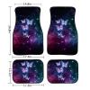 Suhoaziia Starry Butterfly Car Floor Mats Protection Rugs Set 4 PCS Universal Fit Front Driver Passenger & Rear Seat for Most Cars with Non Slip Rubber Backing for Women Men view 4