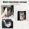 Ulifebetter 2PCS Universal Car Cargo Net with Adhesive Tape, 9.815.7in Trunk Storage Mesh Pocket Wall Mount Organizer Bag for Car RV SUV Boat Truck Camper Van Trailer (Black) view 4