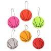 CALLARON 6pcs Reflective Basketball Pendants for Keychains and Bags Night Accessories Cute Design Multi-Occasion Use view 1