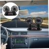 Mobestech Car Fan for Summer Double Head Fan for Rv Battery Operated Auto Low Noise view 2