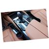 GLEAVI 1pc Car Storage Box Organizer for Phone Drink and Money Brown Multi-Functional Car Storage for Front Seat and Console Use view 3