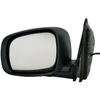 HXHREDRRD 1pc Left Driver Side Textured Black Power Heated Operate Manual Folding Exterior Door Rear View Mirror Ch1320291 5113331AE DG67EL,SHIPS FROM USA view 1