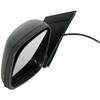 HXHREDRRD 1pc Left Driver Side Textured Black Power Heated Operate Manual Folding Exterior Door Rear View Mirror Ch1320291 5113331AE DG67EL,SHIPS FROM USA view 2