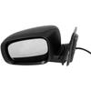 HXHREDRRD 1pc Left Driver Side Textured Black Power Heated Operate Manual Folding Exterior Door Rear View Mirror Ch1320291 5113331AE DG67EL,SHIPS FROM USA view 3