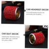 GLEAVI 2pcs Rhinestone Car Headrest Seat Decor Accessories for Stylish Vehicle Interior Easy to Install and Compatible Car Models view 3
