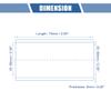 X AUTOHAUX Straight Coupler Silicone Hose 2.36" ID 2.99" Length 0 Degree Universal Car Silicone Hose Coolant Hose 4-Ply 5mm Thickness Air Intake/Turbo/Intercooler Piping Tube Blue 1 Set view 3
