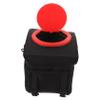 Mobestech Car Trash Can Lid Compact Foldable Automotive Garbage Bin Trash Container for Vehicle Stylish Organizer for Front and Back Seat view 1