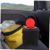 Mobestech Car Trash Can Lid Compact Foldable Automotive Garbage Bin Trash Container for Vehicle Stylish Organizer for Front and Back Seat view 2