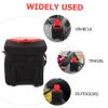 Mobestech Car Trash Can Lid Compact Foldable Automotive Garbage Bin Trash Container for Vehicle Stylish Organizer for Front and Back Seat view 3
