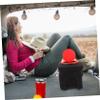 Mobestech Car Trash Can Lid Compact Foldable Automotive Garbage Bin Trash Container for Vehicle Stylish Organizer for Front and Back Seat view 4