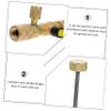 Mobestech 1set Valve Core Remover Tool Lightweight Core Removal Installer and Compact Design for and Automotive Applications Dual-Sized SAE and Ports view 2