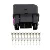 LIANGMEI Qingqing Store 10 Sets 10 Pin Suitable Fit Compatible The Public Section of The Black Headlamp with Terminal DJ7105B-3.5-11 10P Car Connector view 1