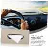 Mobestech Durable Car Tissue Box Stylish Visor Storage Organizer for Convenient Tissue Access Beige Premium Quality for Long-Lasting Use Space-Saving Design for Cars view 2