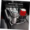 PartyKindom 1pc Multi-Function Foldable Car Cup Holder Water Cup Storage Phone Holder for Air Outlet Compact Design for Vehicles -Skid Sturdy for -Term Use view 3