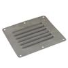 Lirun 5x4.5" Stainless Steel Rectangle Vent Stamped Louver Grill Ventilation Cover Silver For Boats Yacht RV Caravan Home Motorhome view 3
