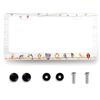 Cartoon Owls and Birds License Plate Frame Cute Animal License Plate Holder Personalise Auto Parts for Men Women Car Decoration Stainless Steel Funny License Plate with Screws 12.2" x 6.2" view 1