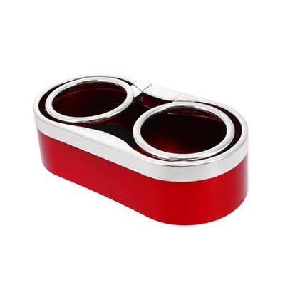 GLEAVI Car Dual Cup Holder Plastic Drink Bottle Rack for Vehicles Random Strong Design for Bottles Cans Mugs