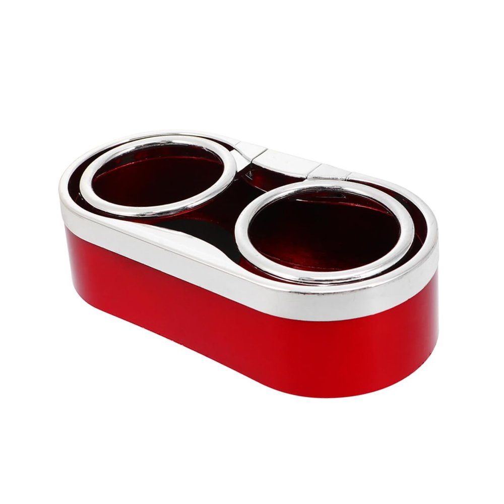 GLEAVI Car Dual Cup Holder Plastic Drink Bottle Rack for Vehicles Random Strong Design for Bottles Cans Mugs