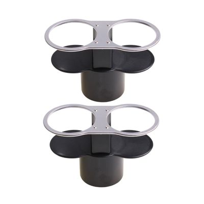 GLEAVI 2pcs Car Cup Rack Double Hole Cup Holder for Truck Automobile Easy Install Without Hole