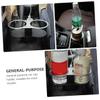 GLEAVI 2pcs Car Cup Rack Double Hole Cup Holder for Truck Automobile Easy Install Without Hole view 3