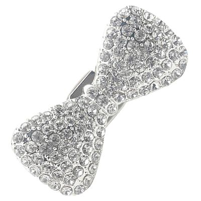 Mobestech Rhinestone Bow Clip Car Air Vent Decorations Sparkly Auto Accessories for Dashboard